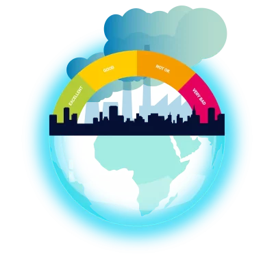 Air quality monitoring logo