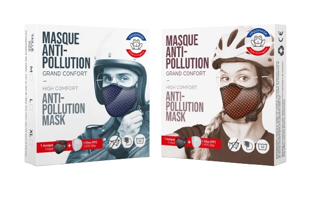 frogmask anti-pollution masks packaging boxes