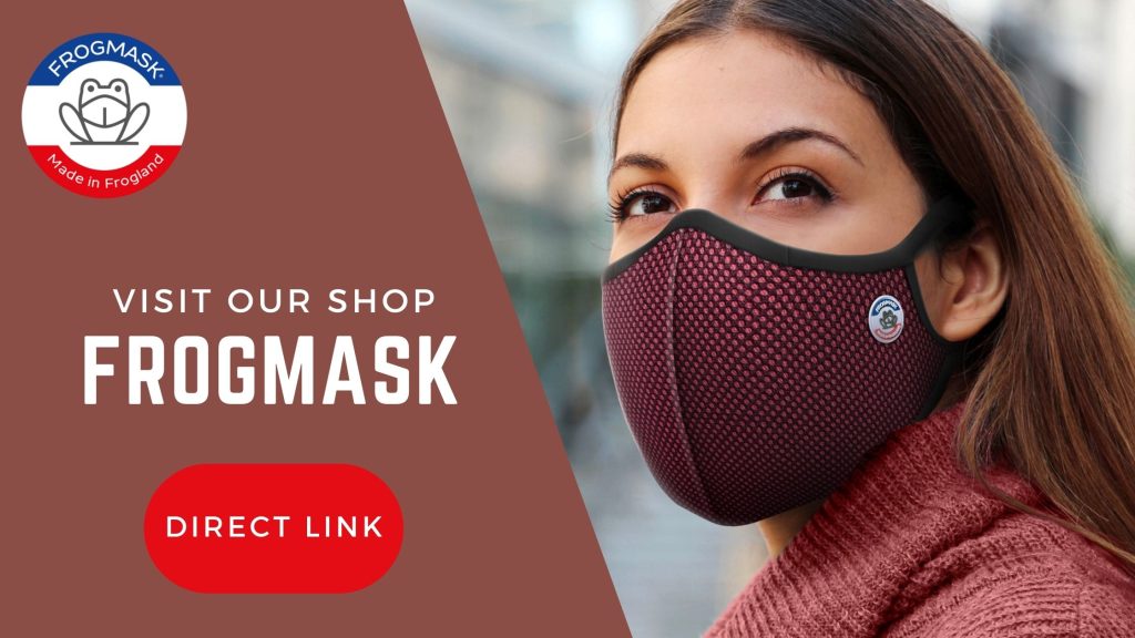 Link to Frogmask website to buy an air pollution mask online