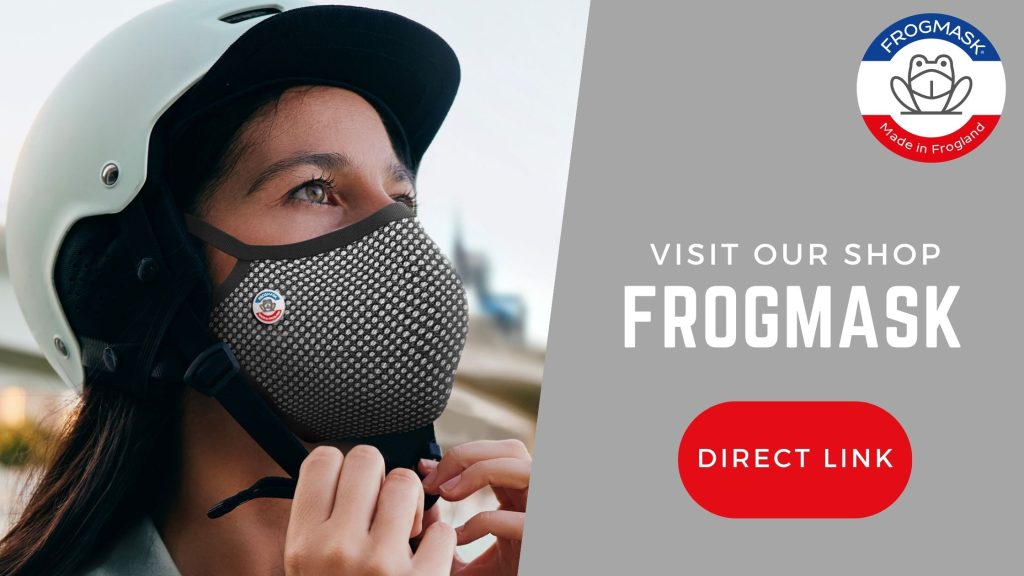 Link to Frogmask website to choose an anti-pollution mask